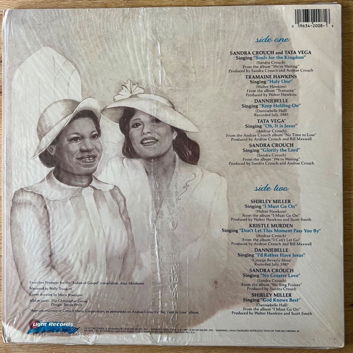 Sandra Crouch.... - Ladies Of Gospel / 1. US Press. 1987 - (M-/M-)
