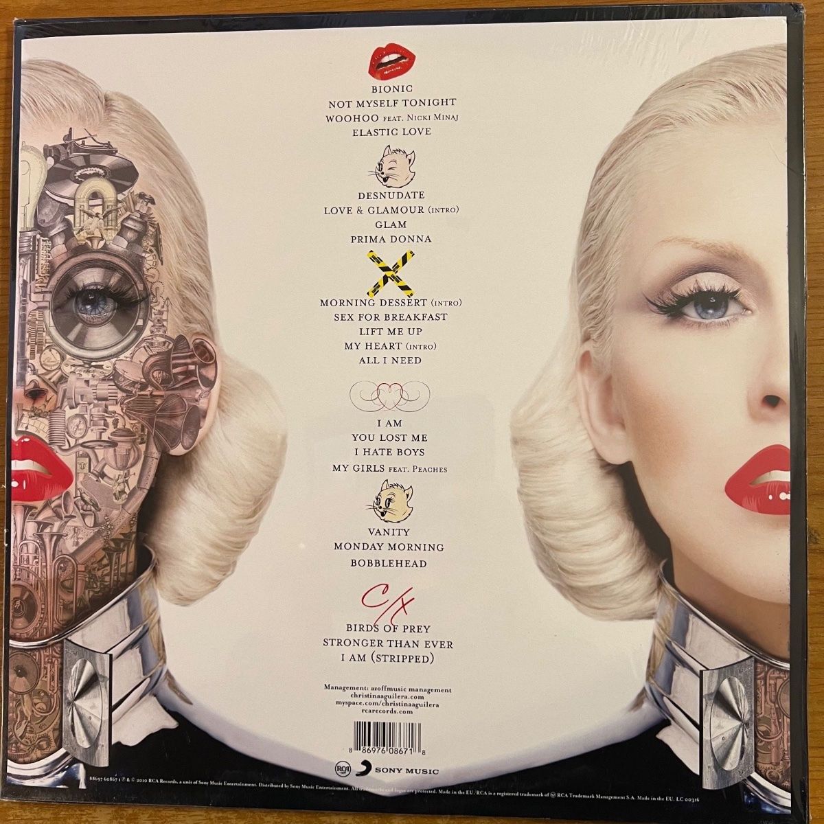 Christina Aguilera - Bionic / 3 LP Édition Deluxe - 1ère UE 2010 - (Neuf/M- Scellé)