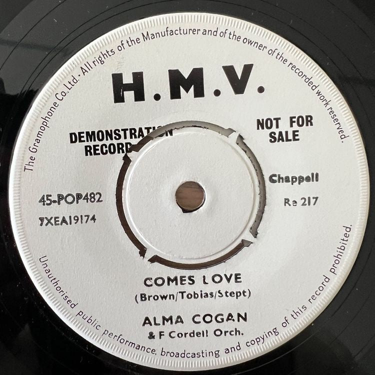 Alma Cogan - Stairway Of Love / UK-Promo 1958 - (VG++ / Neutral)