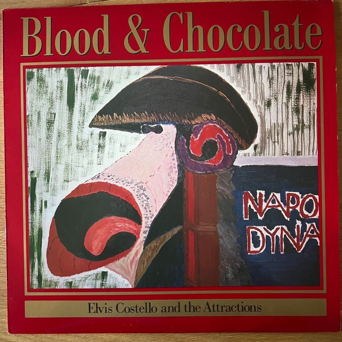 Elvis Costello & The Attractions - Blood & Chocolate / 1. D-Press. 1986 - White Vinyl - (M-/M-)