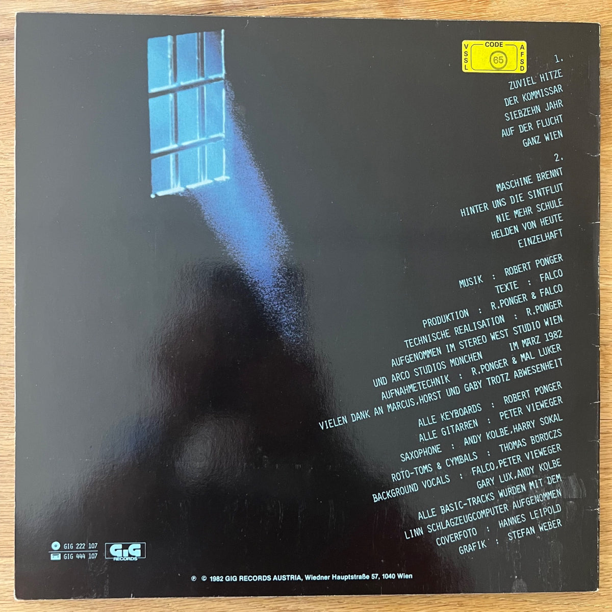 Falco - Solitary Confinement / 1. Austria-Press. 1982 - (M-/VG++)