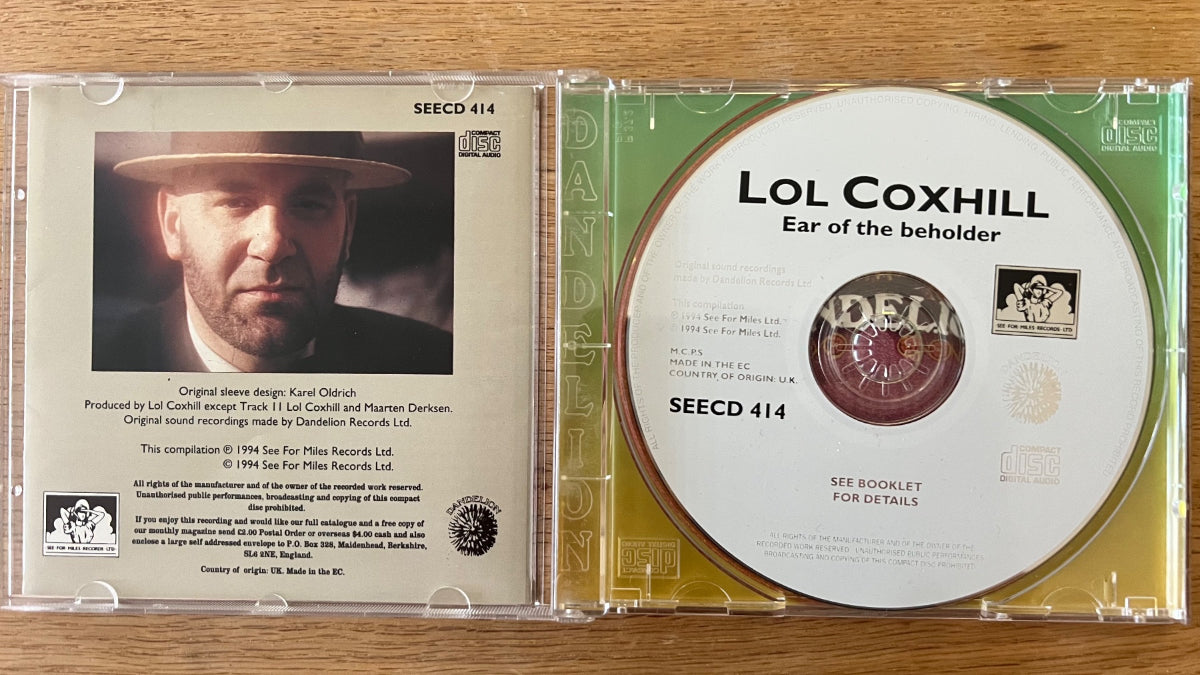 Lol Coxhill - Ear Of The Beholder / CD - 1st UK Press. 1994 - (M-/M-)
