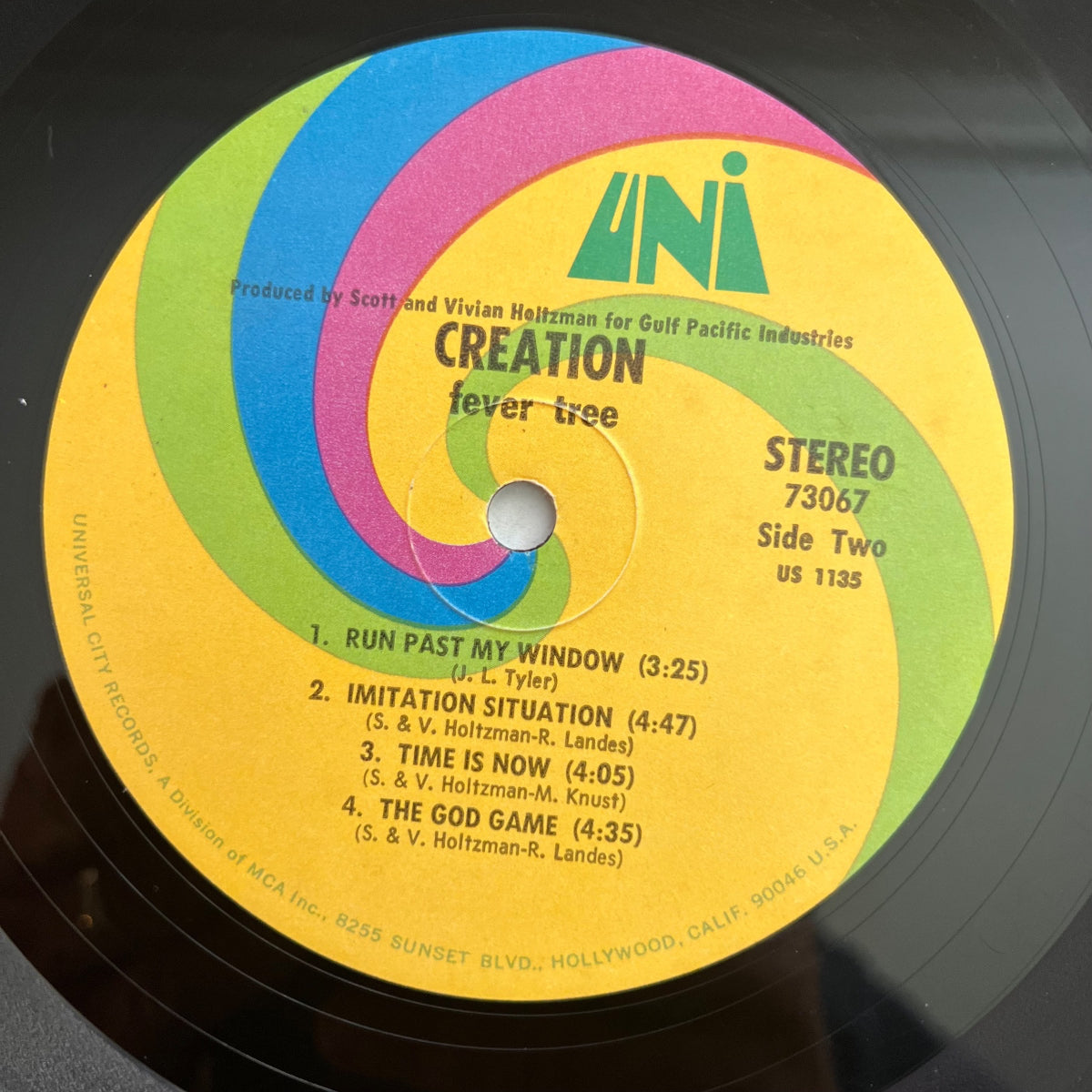Fever Tree - Creation / 1st US Press. 1969 - (VG+/VG+)