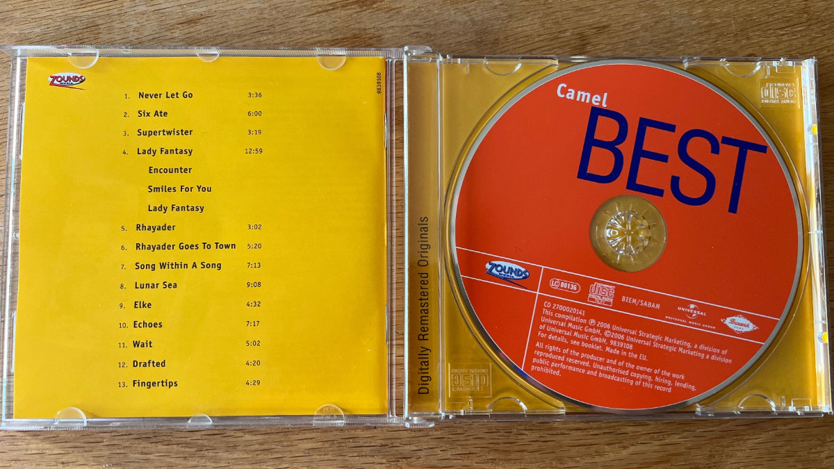 Camel - Best Supertwister / CD - 1st D-Press. 2006 - (M-/M-)