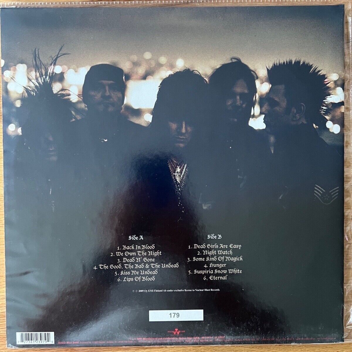 69 Eyes - Back In Blood / 1. EU-Press. 2009 - Limited Num. Edition - (Mint/Mint)