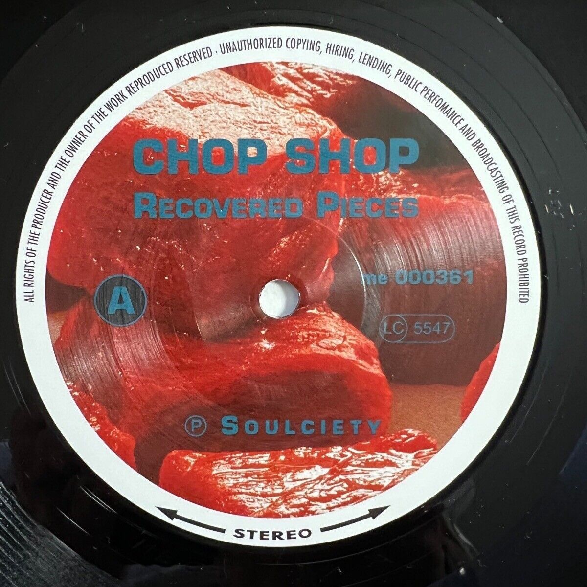 Chop Shop - Recovered Pieces / 1st German Pressing 1995 - (M-/M-)