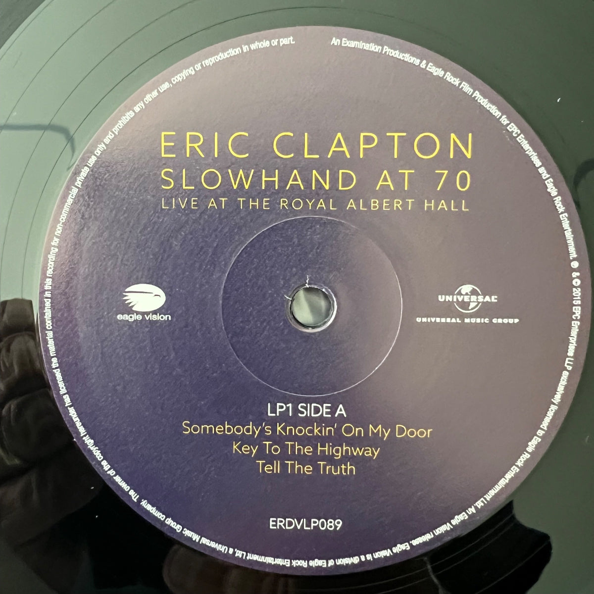 Eric Clapton - Slowhand At 70: Live Royal Albert Hall / 1. EU-Press. 2015 - (M-/Mint)
