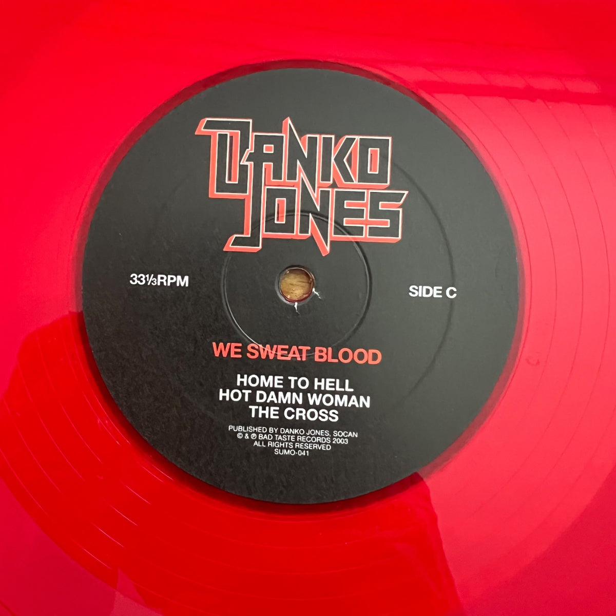 Danko Jones - We Sweat Blood / 2 LP - 1. D-Press. 2003 - (Mint / M-)