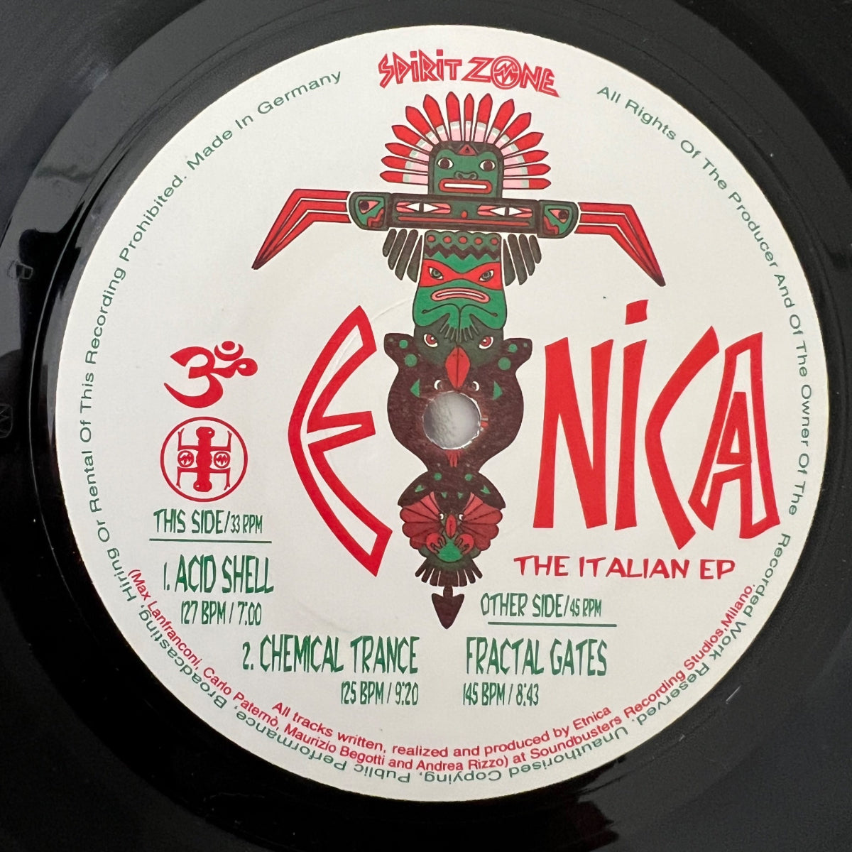 Etnica - The Italian EP / 12" Maxi - 1st D-Press. 1995 - (M-/M-)