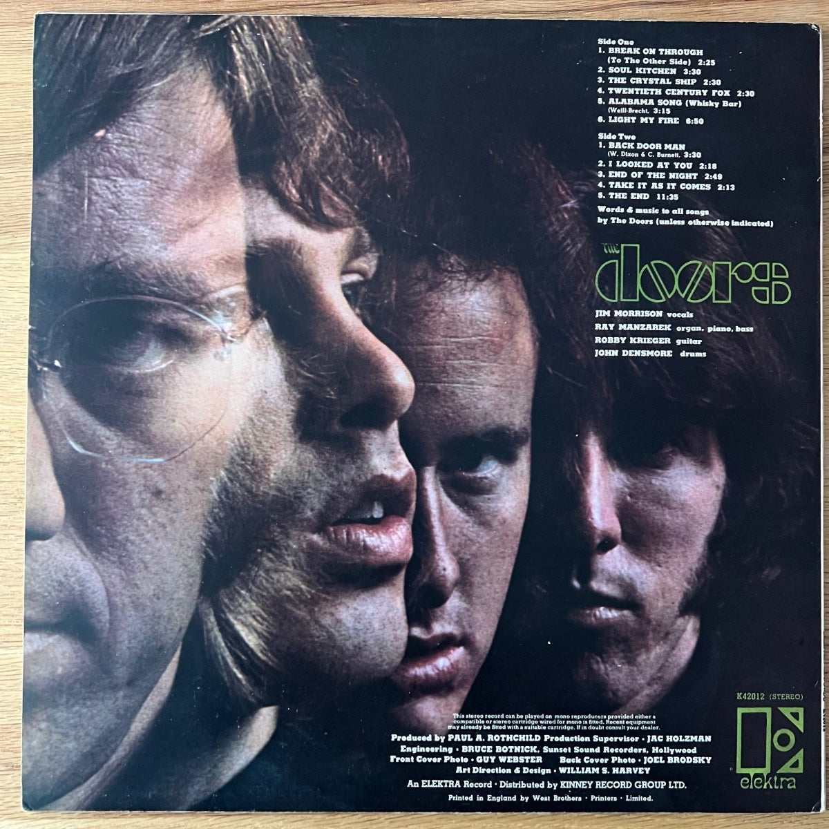 Doors - Same / UK Press. RE from 1967 - (M-/M-)