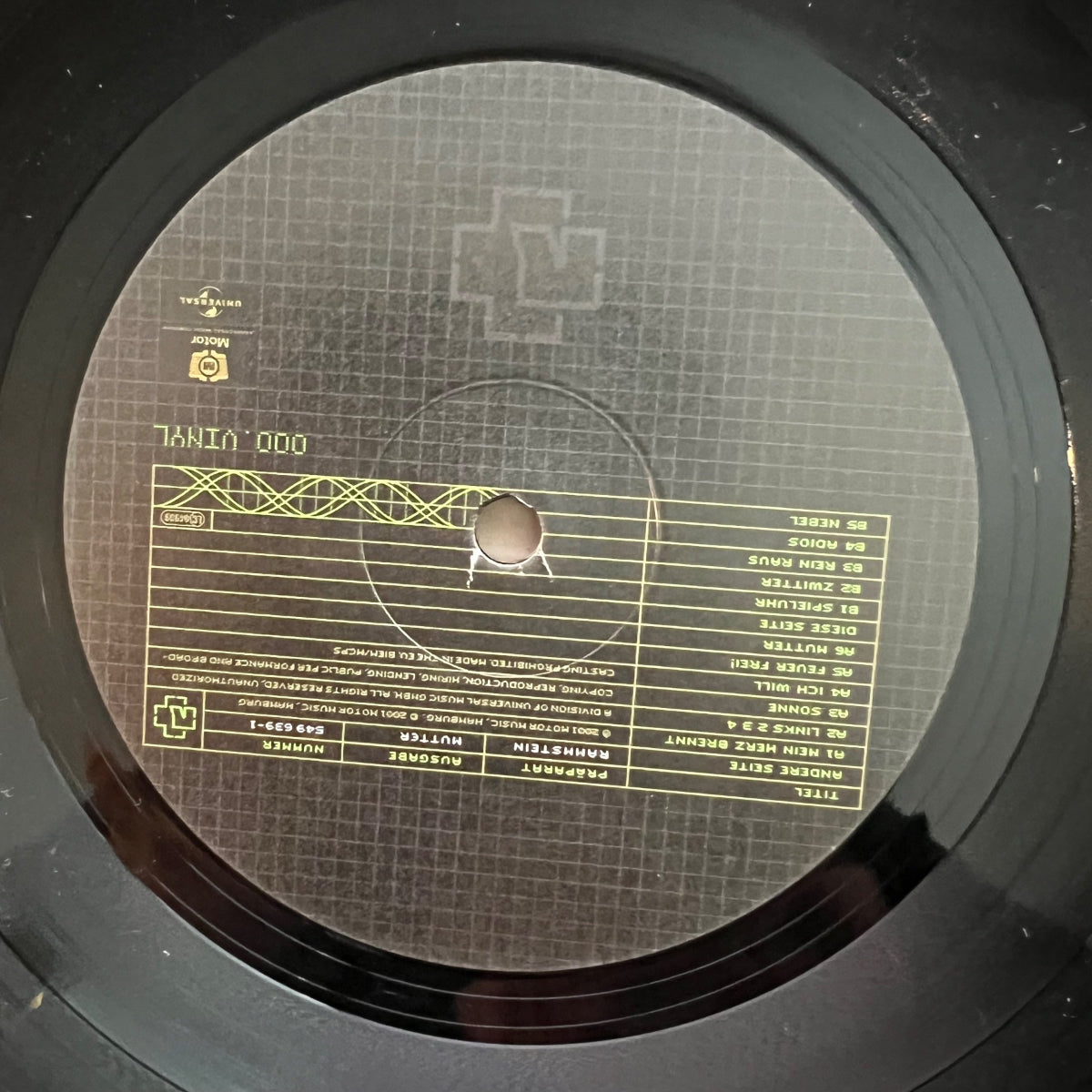 Rammstein - Mutter / 1. EU-Press. 2001 - (M-/M-)