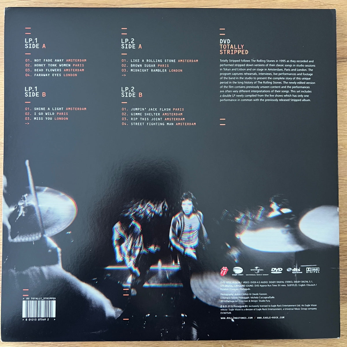 Rolling Stones - Totally Stripped / 2 LP & DVD - 1st US Press. 2016 - (Mint/Mint)
