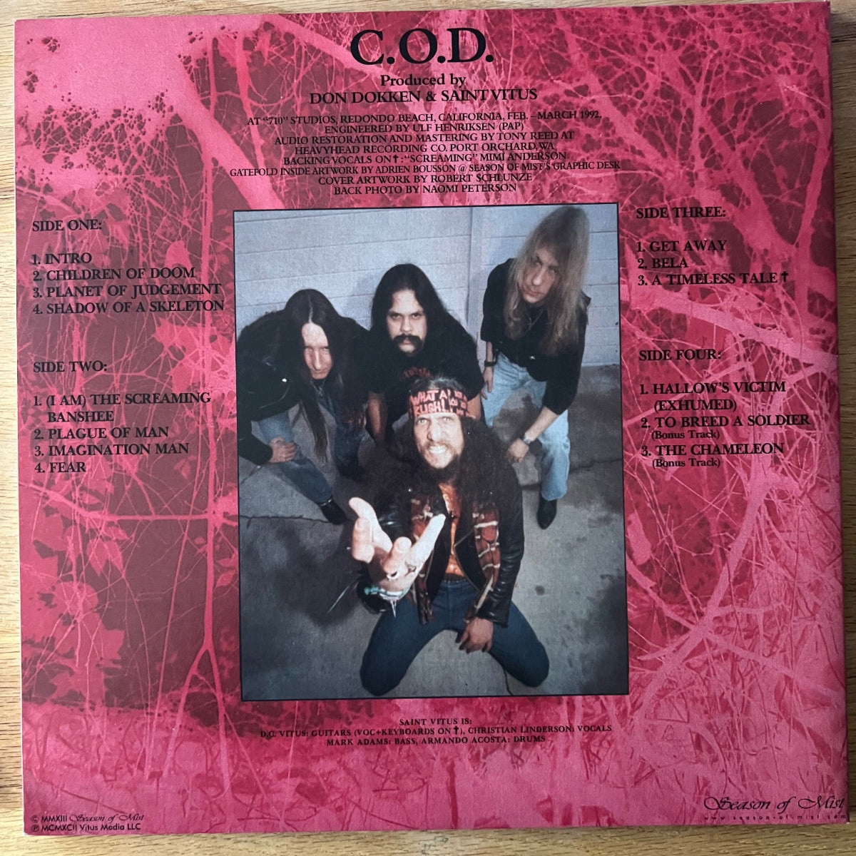 Saint Vitus - COD / France-Press. 2013 - (Mint / Mint)