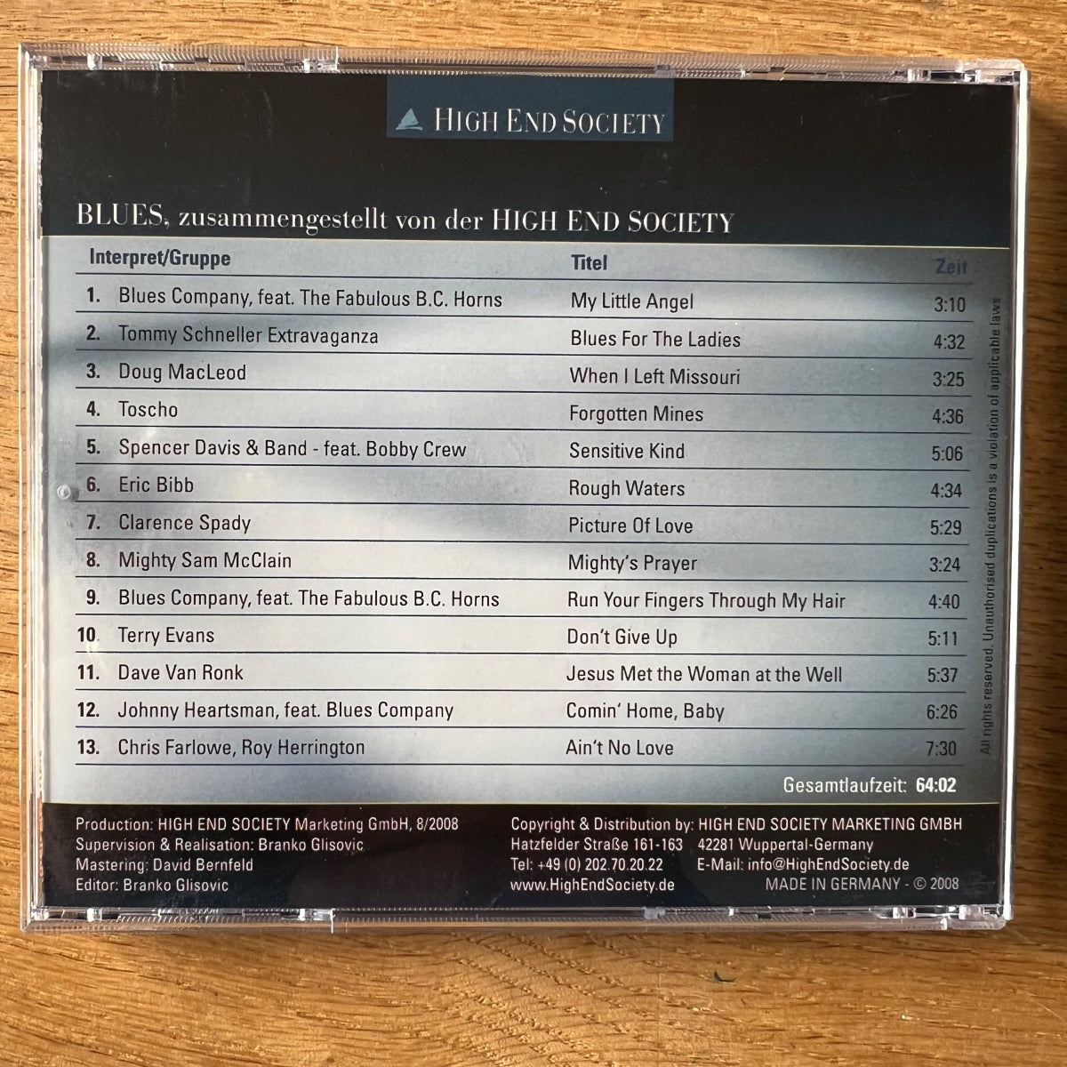 Divers - High Endition Vol. 5 Blues / CD - 1. D-Press. 2001 - (M-/M-)