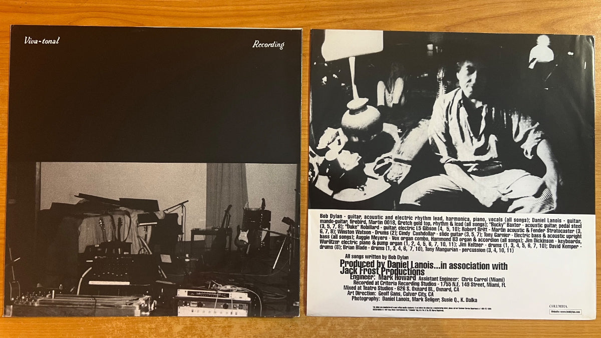 Bob Dylan - Time Out Of Mind / 2 LP - Pressage européen 2011 - Vinyle bleu - (M-/M-)