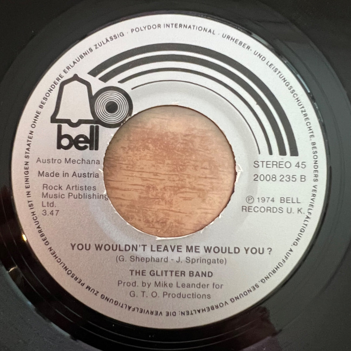Glitter Band - Angel Face / 1. Austria-Press. 1974 - (VG++/VG++)