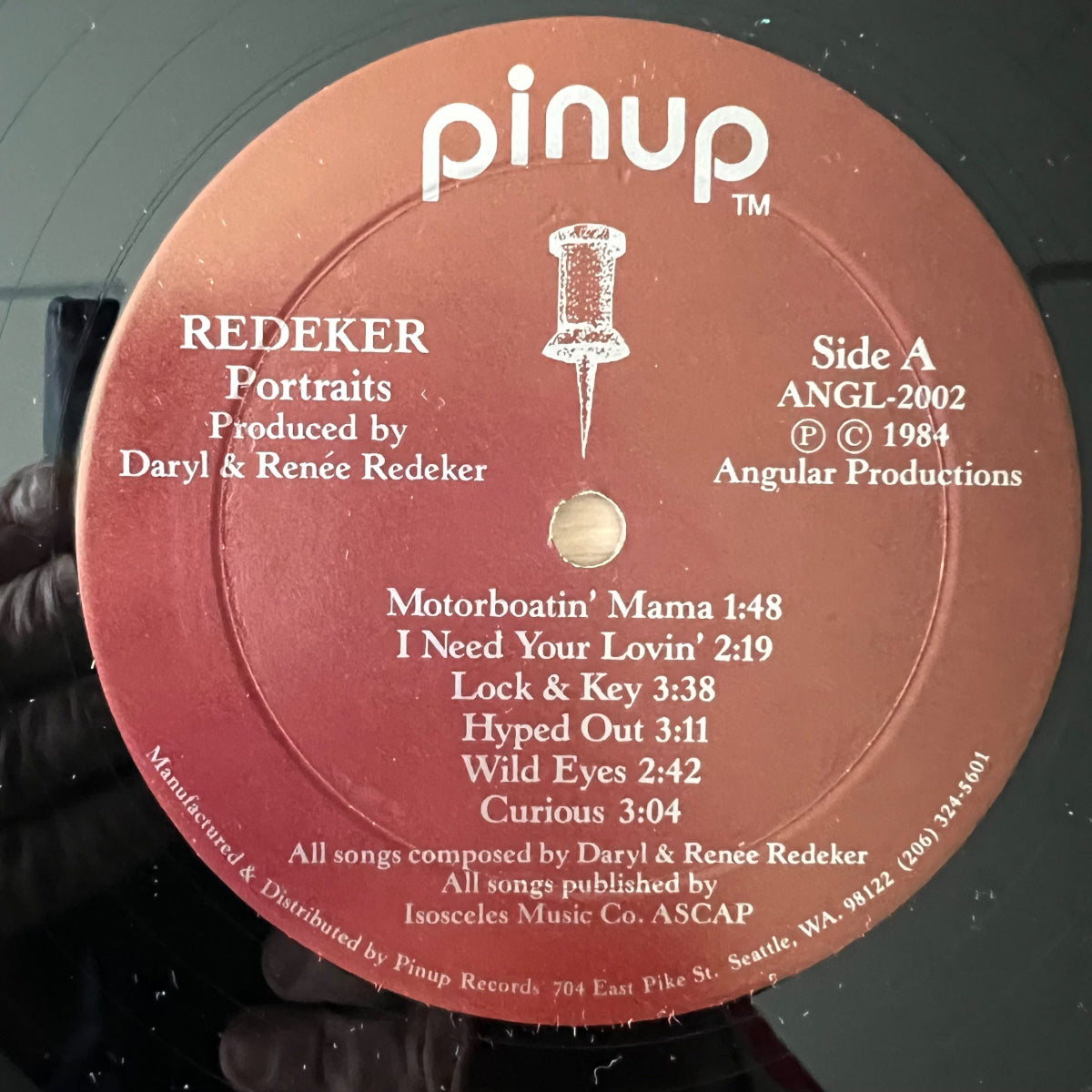 Redeker - Portraits / 1st US Press. 1984 - (M-/M-)