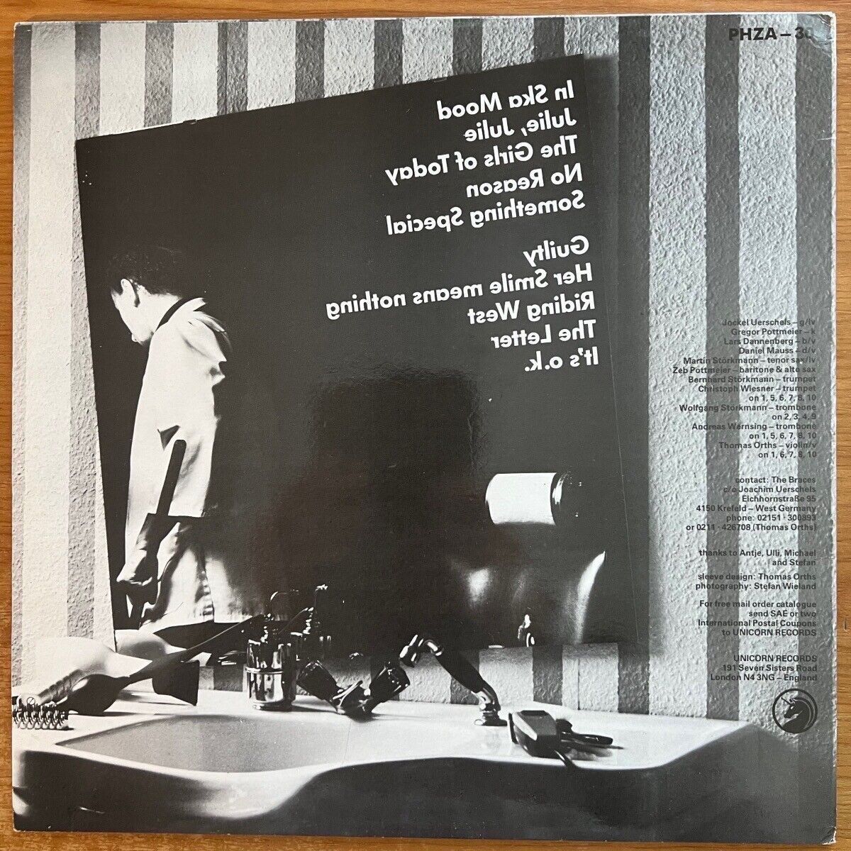 Braces - Prime Cut // 1st UK Pressing 1989 - (M-/M-)
