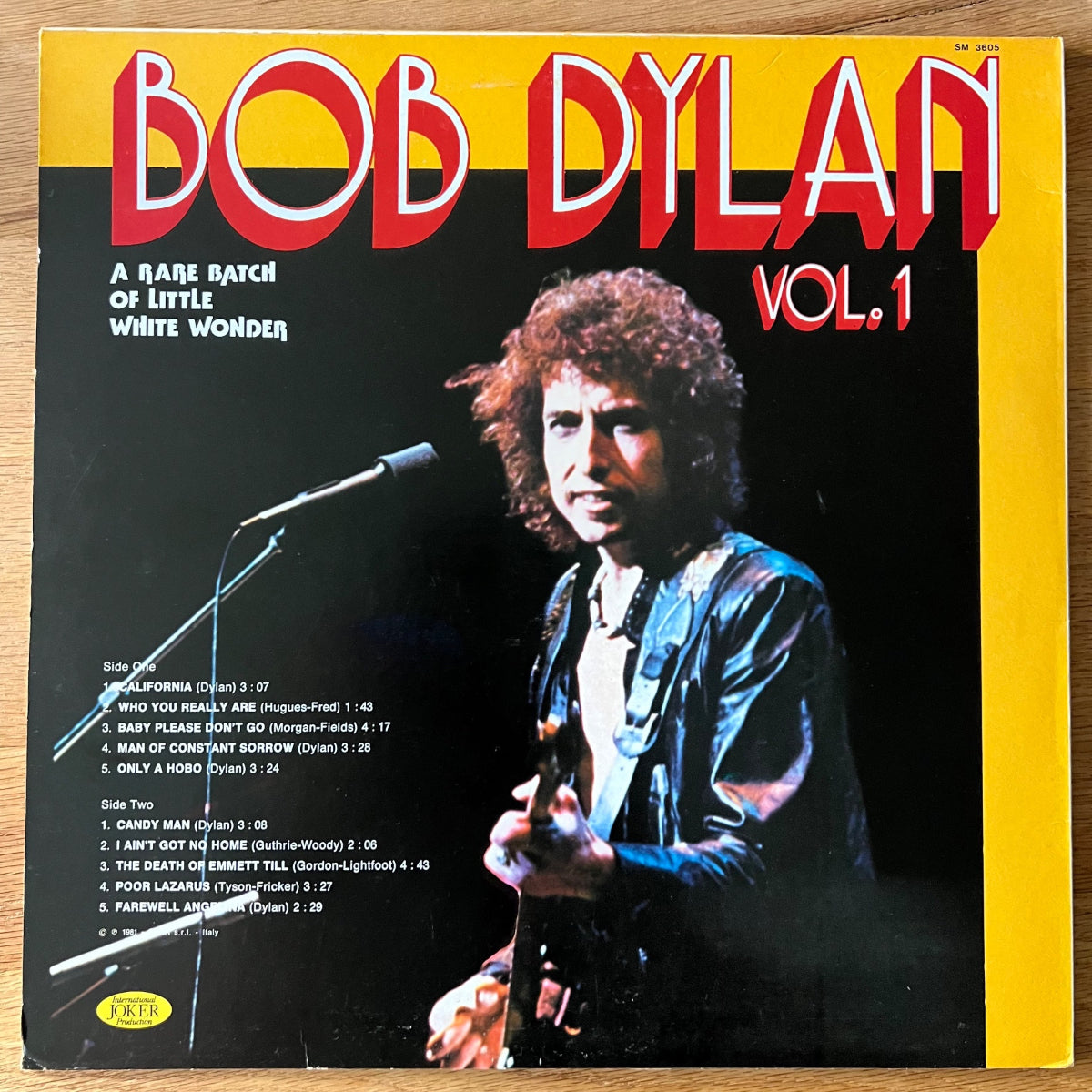Bob Dylan - A Rare Batch Of Little White Wonder Vol. 1 / 1. Italy-Press. 1981 - (M-/M-)