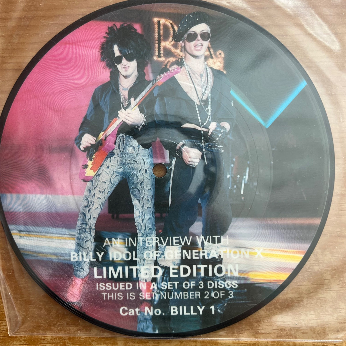 Billy Idol - An Interview With Billy Idol Of Generation X / 1. UK-Press. 198? - (VG+/Neutral)