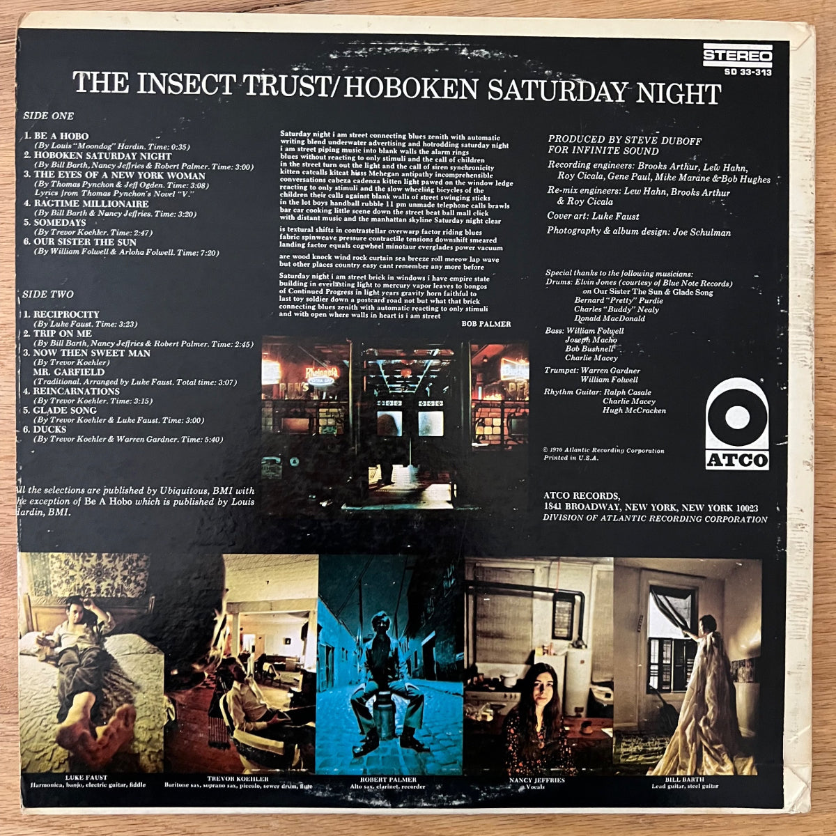 Insect Trust - Hoboken Saturday / US Promo 1970 - (M-/VG+)