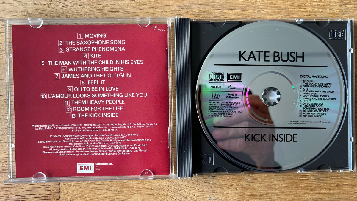 Kate Bush - The Kick Inside / CD - 1. D-Press. 1984 - (M-/M-)