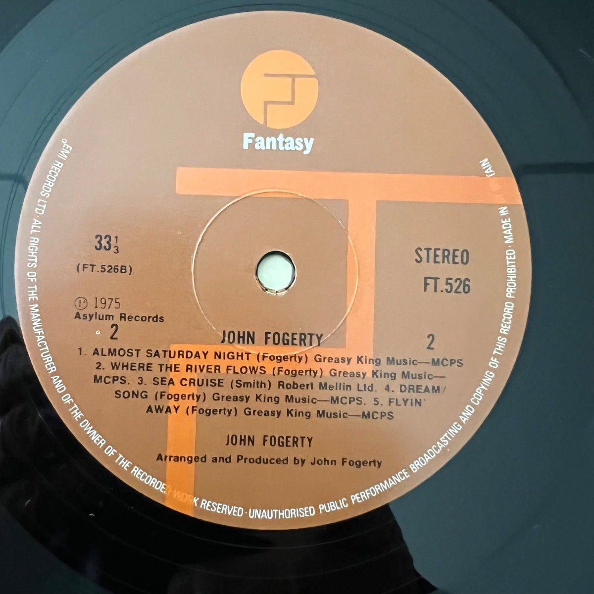 John Fogerty - Same / 1. UK-Press. 1975 - (M-/M-)