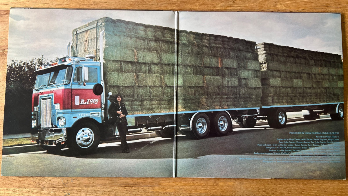 Gram Parsons et Emmylou Harris - GP / 1re édition britannique. 1973 - (M-/TB++)