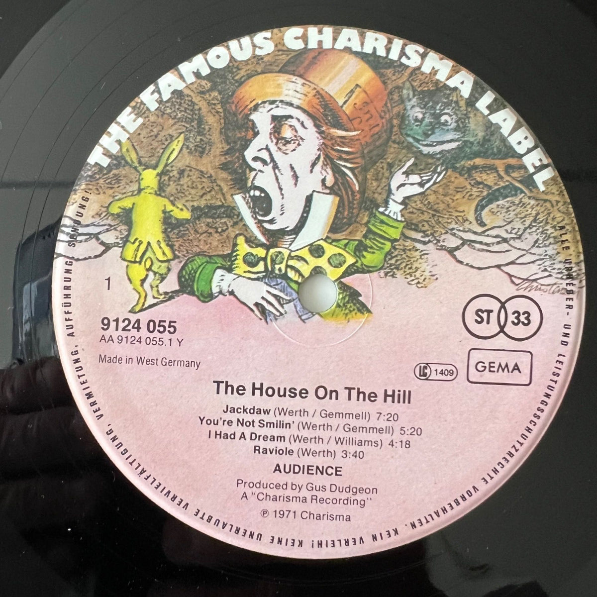 Audience - The House On The Hill / D-Press Reissue (M-/M-)