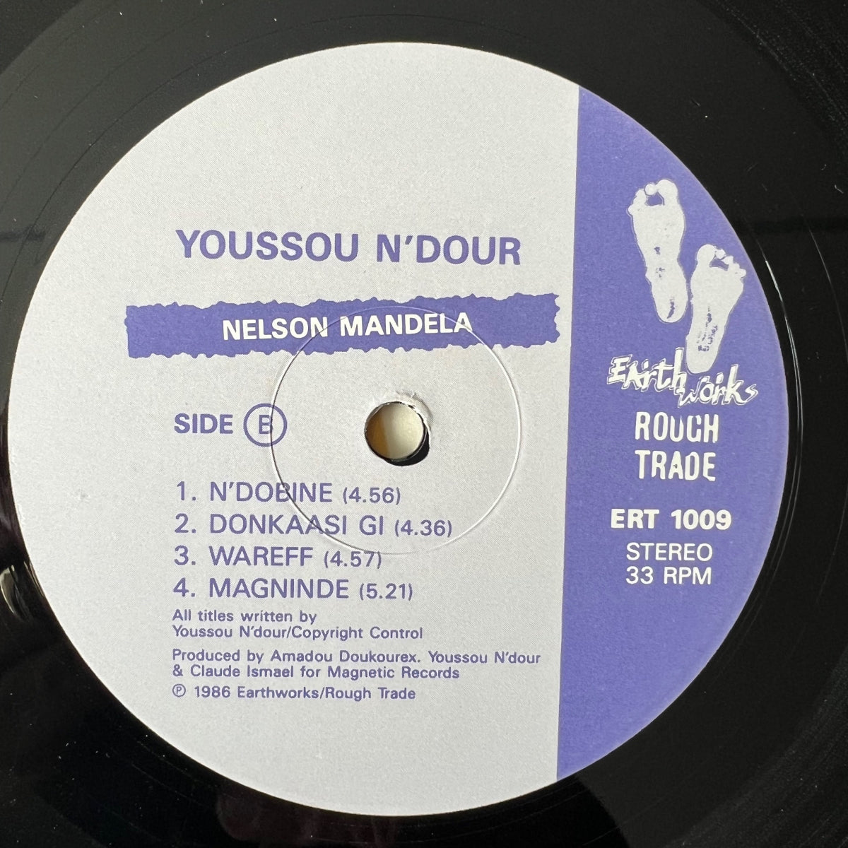 Youssou N'Dour & Super Etoile De Dakar - Nelson Mandela / 1. UK-Press. 1986 - (M-/M-)