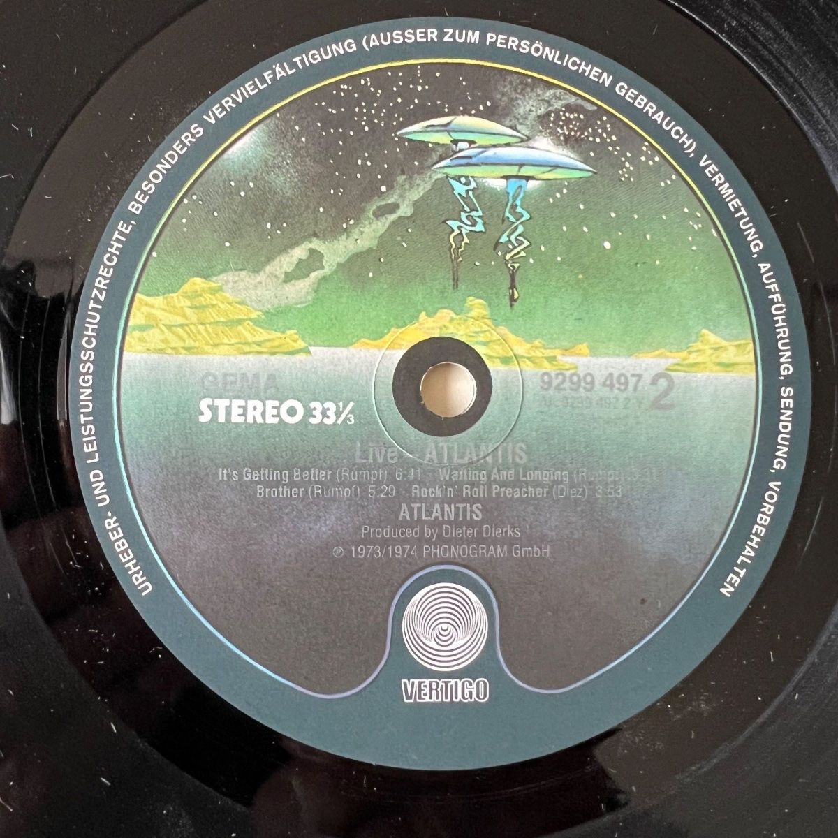 Atlantis - Live / 2 LP - 1. D-Press. 1975 - (M-/VG+)