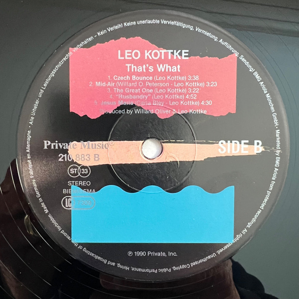 Leo Kottke - That's What / 1. D-Press. 1990 - (M-/M-)