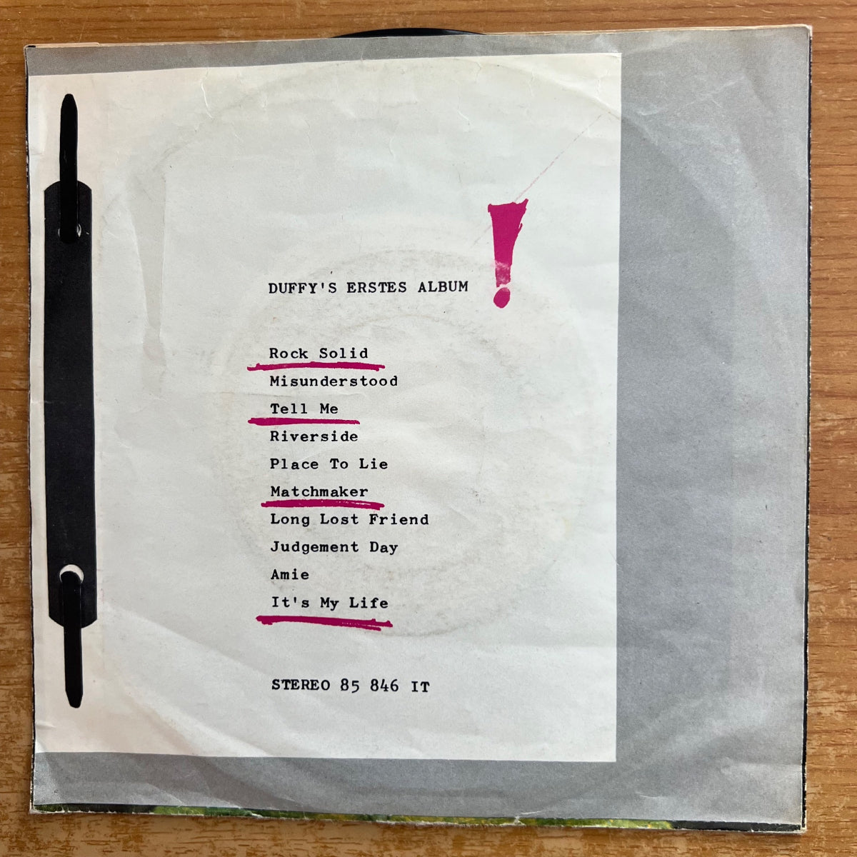 Duffy - Rock Solid / 1. D-Press. 1973 - (VG+/VG)