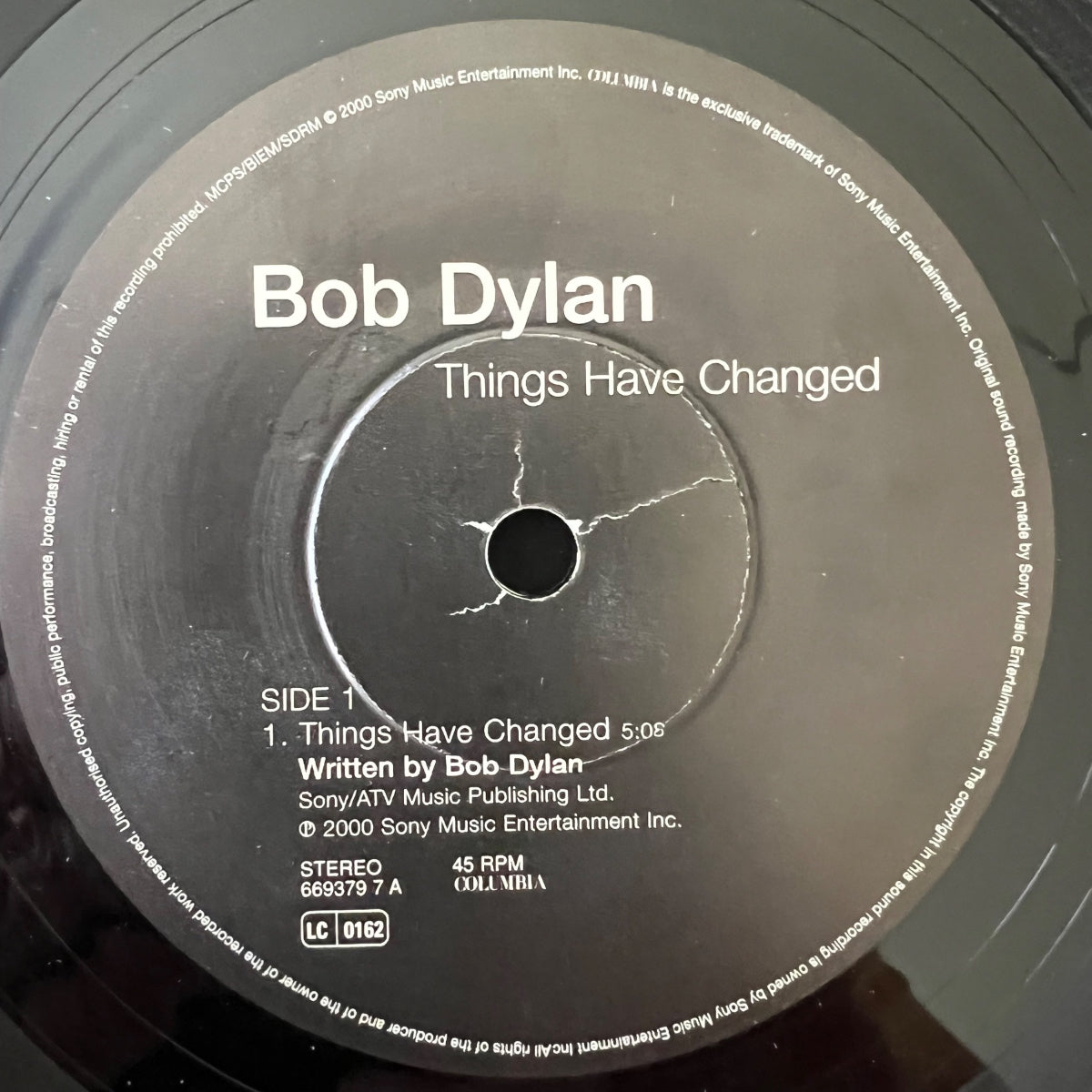 Bob Dylan - Things Have Changed / 1. UK-Press. 2000 - TOP