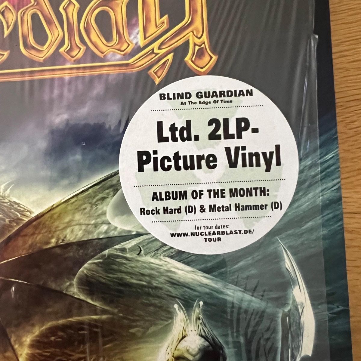 Blind Guardian - At The Edge Of / 2 LP - 1. Pressage européen. 2010 (neuf/neuf)