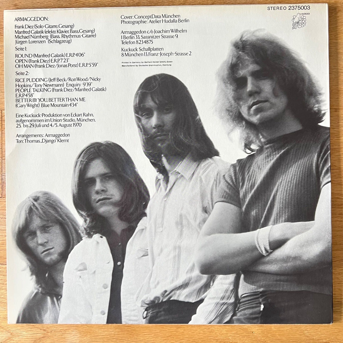 Armaggedon - Same / 1. D-Press. 1970 - (M-/M-)