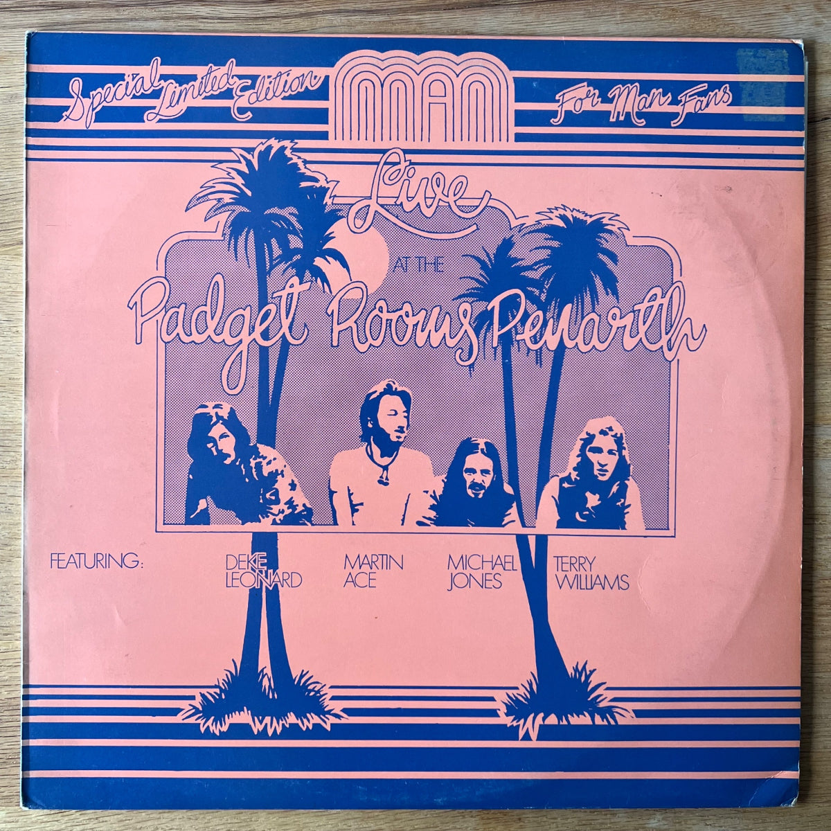 Man - Live At The Padget Rooms, Penarth / 1. UK-Press. 1972 - (M-/VG++)