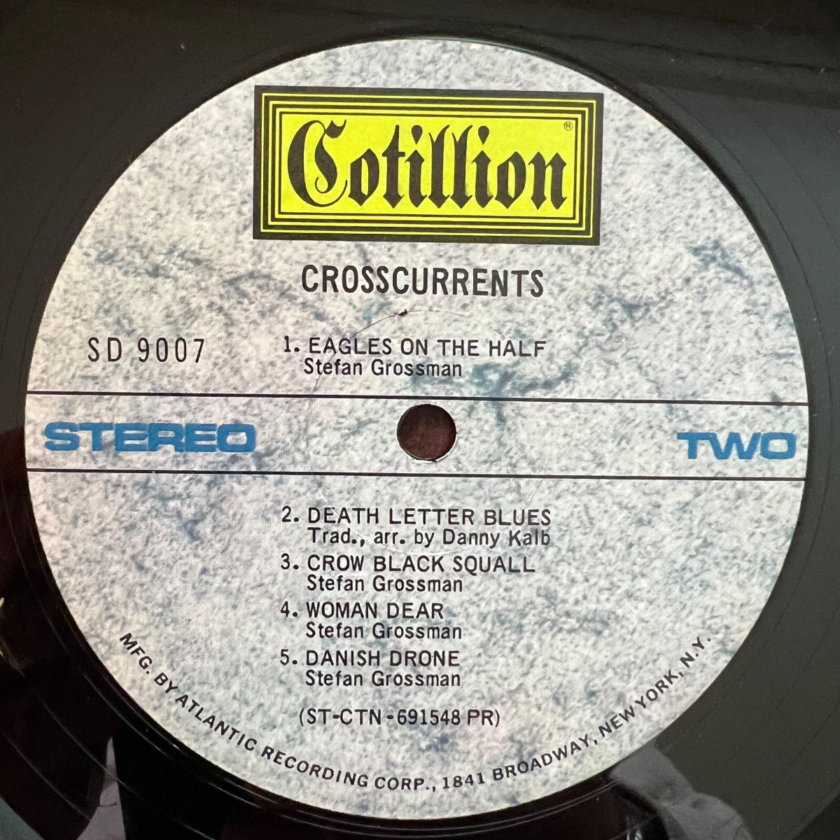 Danny Kalb & Stefan Grossman - Crosscurrents / 1. US-Press. 1969 - (M-/VG+)