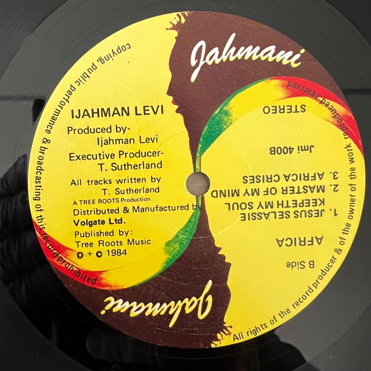 Ijahman - Africa / UK Press. 1985 - (M-/M-)
