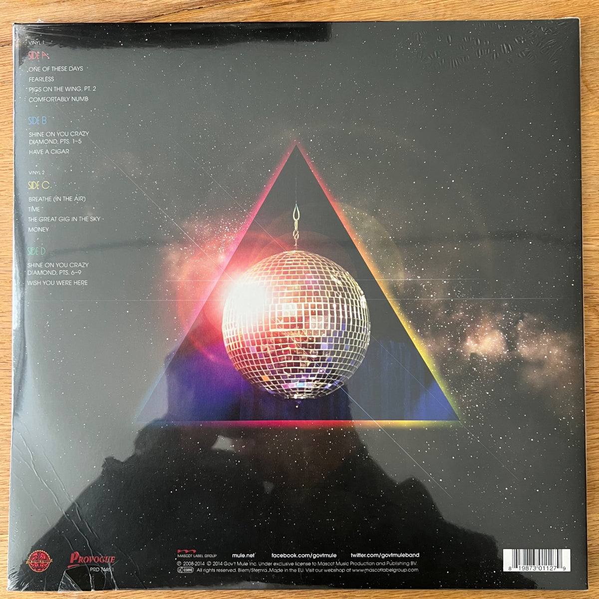 Gov't Mule - Dark Side of the Mule / 2 LP - 1. EU Press. 2014 - (Neuf et scellé)