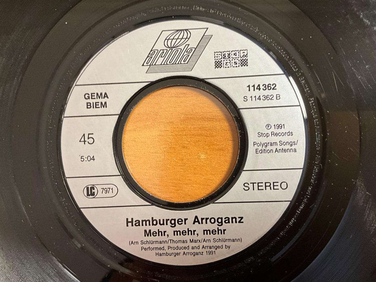 Hamburger Arroganz - Äpfel Mit Zuckerguss / 1. D-Press. 1991 - (VG++/VG+)