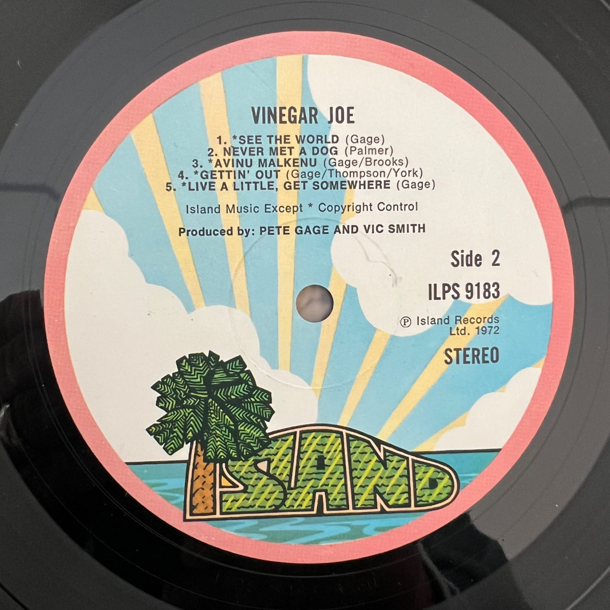 Vinegar Joe - Same / 1st UK Press. 1972 - (VG++/VG)