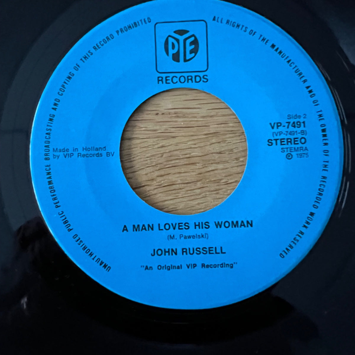 John Russell - Never Break A Heart / 1. NL-Press. 1975 - (M-/VG+)