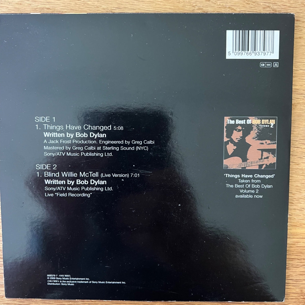 Bob Dylan - Things Have Changed / 1. UK-Press. 2000 - TOP