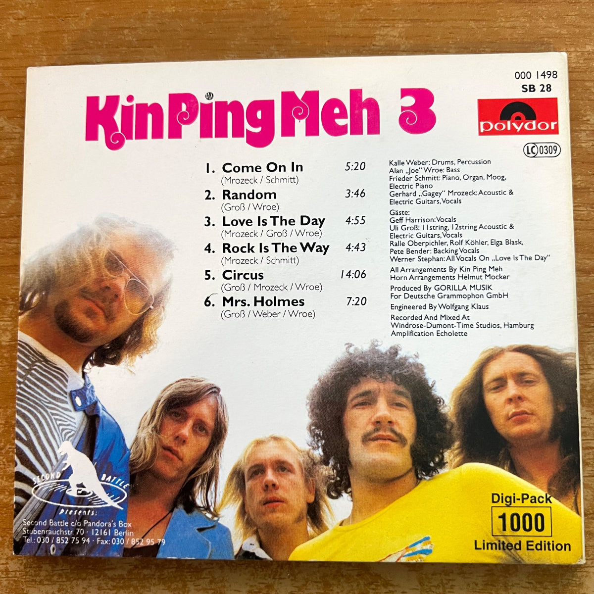 Kin Ping Meh - 3 / CD - 1. D-Press. 199? - Digipack - (M-/M-)