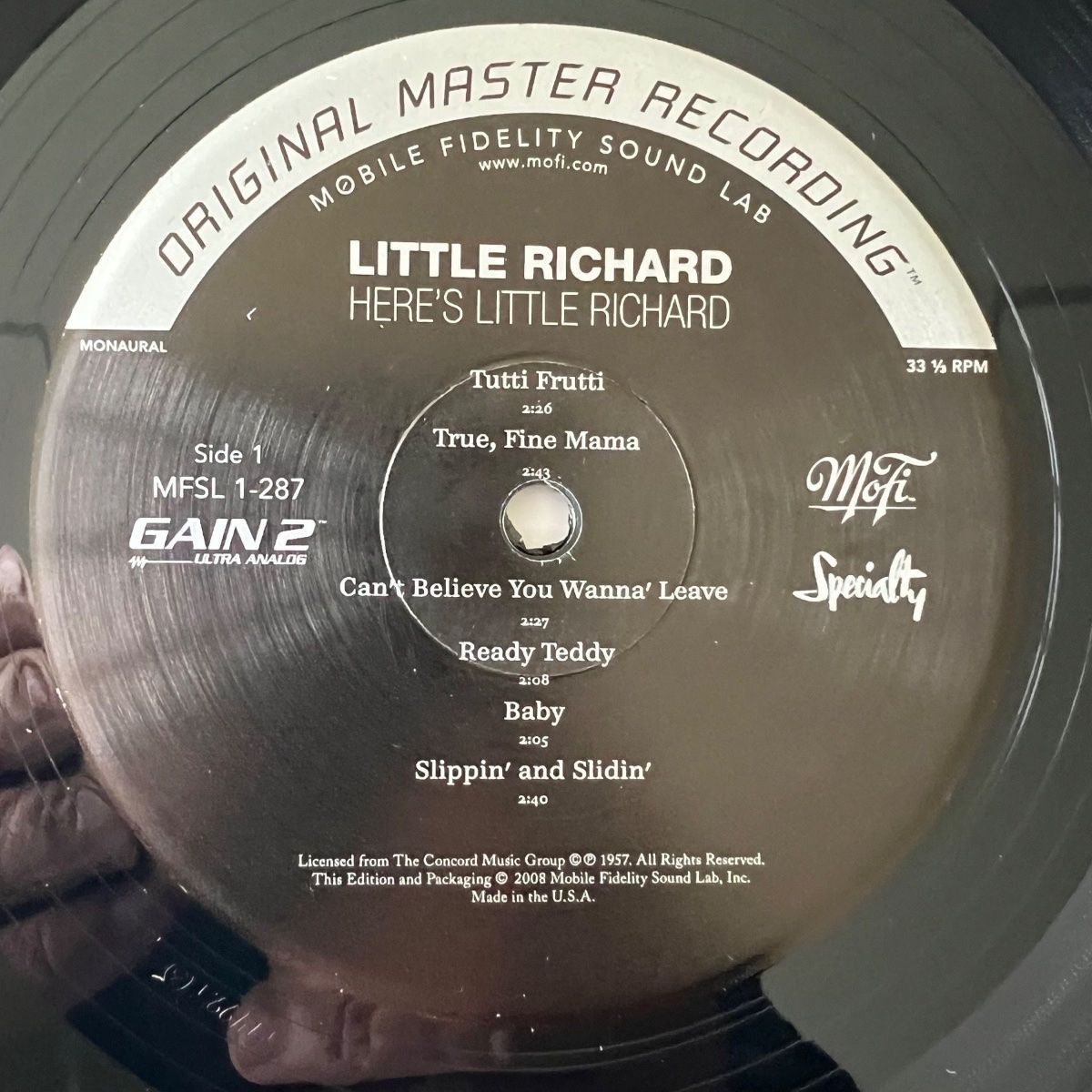 Little Richard - Here's Little Richard / Audiophile MFSL Press. 2008 - (Mint)
