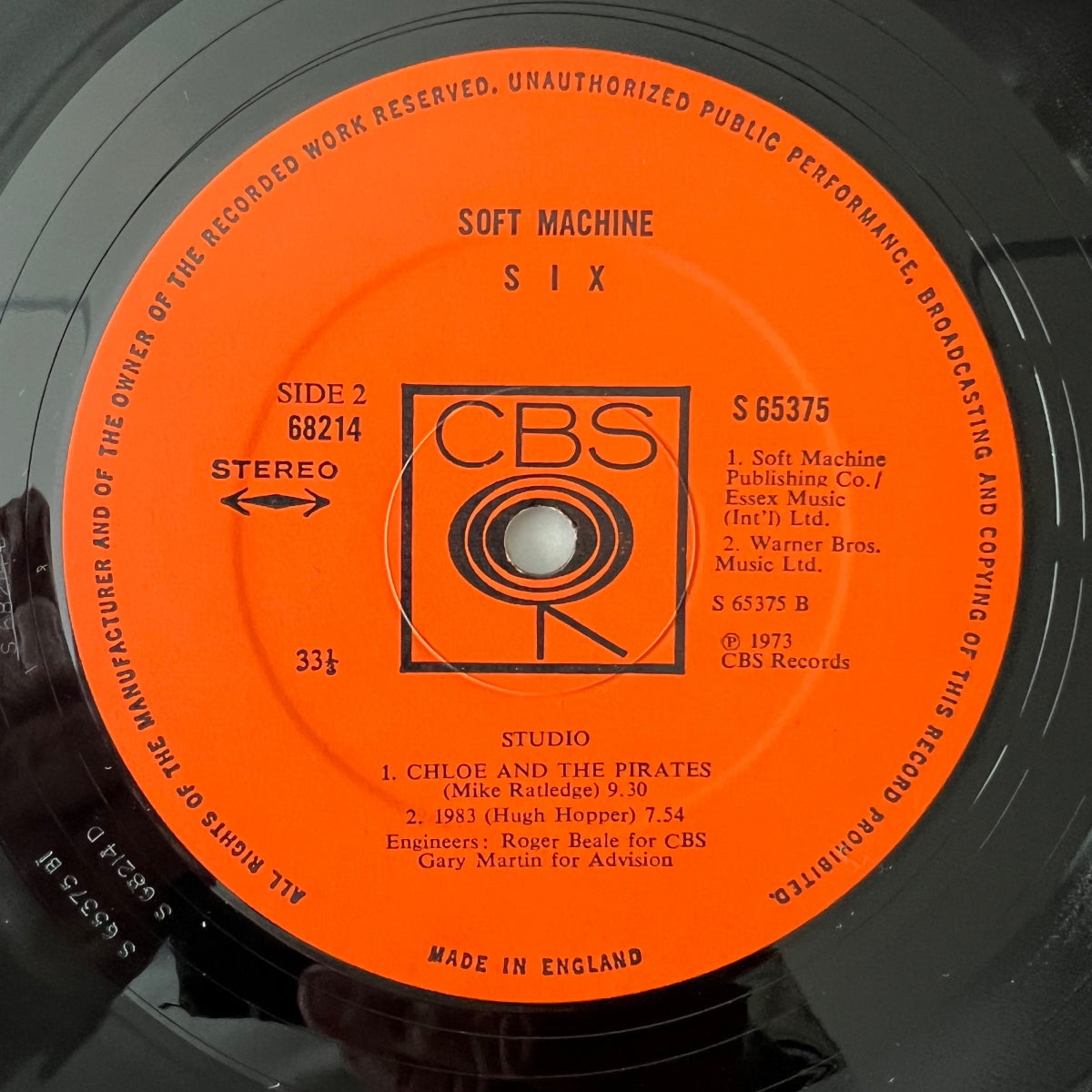 Soft Machine - Six / 2 LP - 1. UK-Press. 1973 - (M-/VG++)