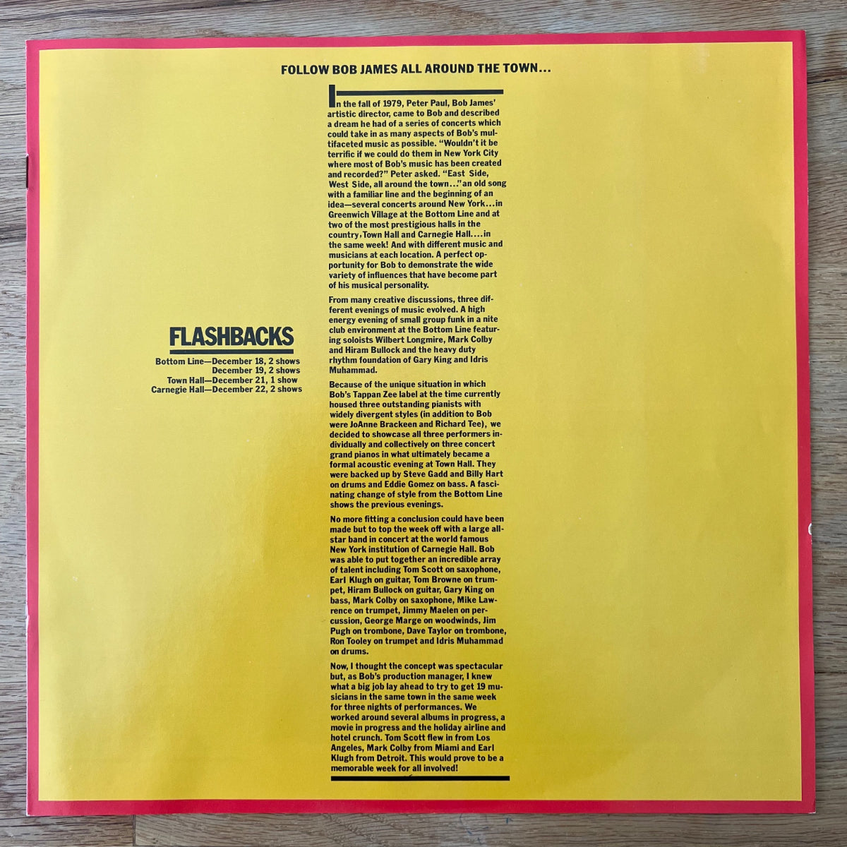 Bob James - All Around The Town / 2 LP - 1st US Press. 1981 - (M-/VG++)