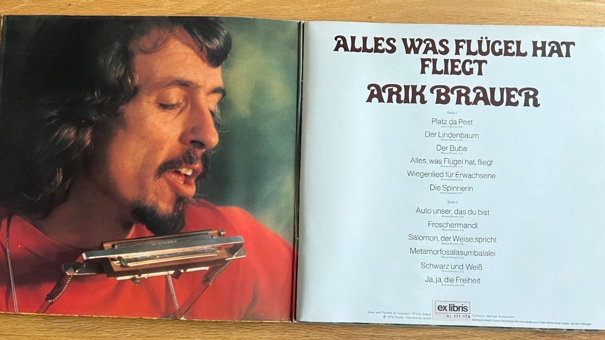 Arik Brauer - Alles Was Flügel Hat / Swiss-Press. 1975 - (M-/VG++)