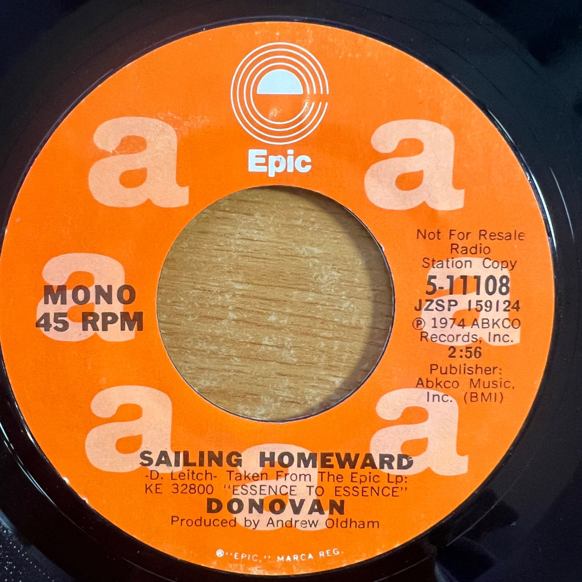 Donovan - Sailing Homeward / US-Promo 1974 -(M-/Neutral)